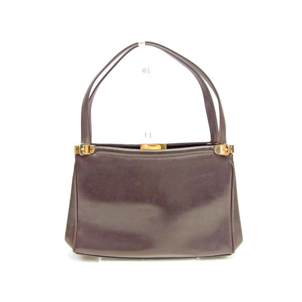 Gucci Handbag Leather Summer Brown Outlet Back